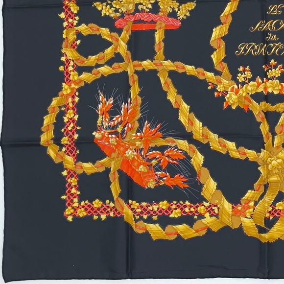 NWT Vintage Hermes Scarf "Le Sacre du Printemps" - Picture 9 of 10